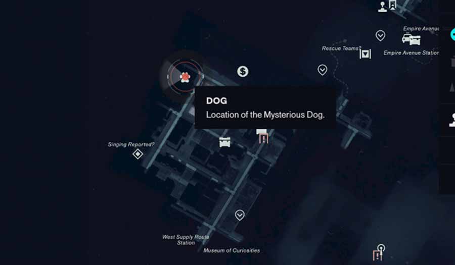 control resonant dog map location west incursion zone