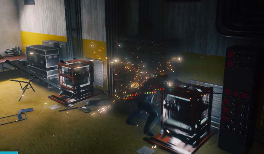 control resonant testing facility generators power restored