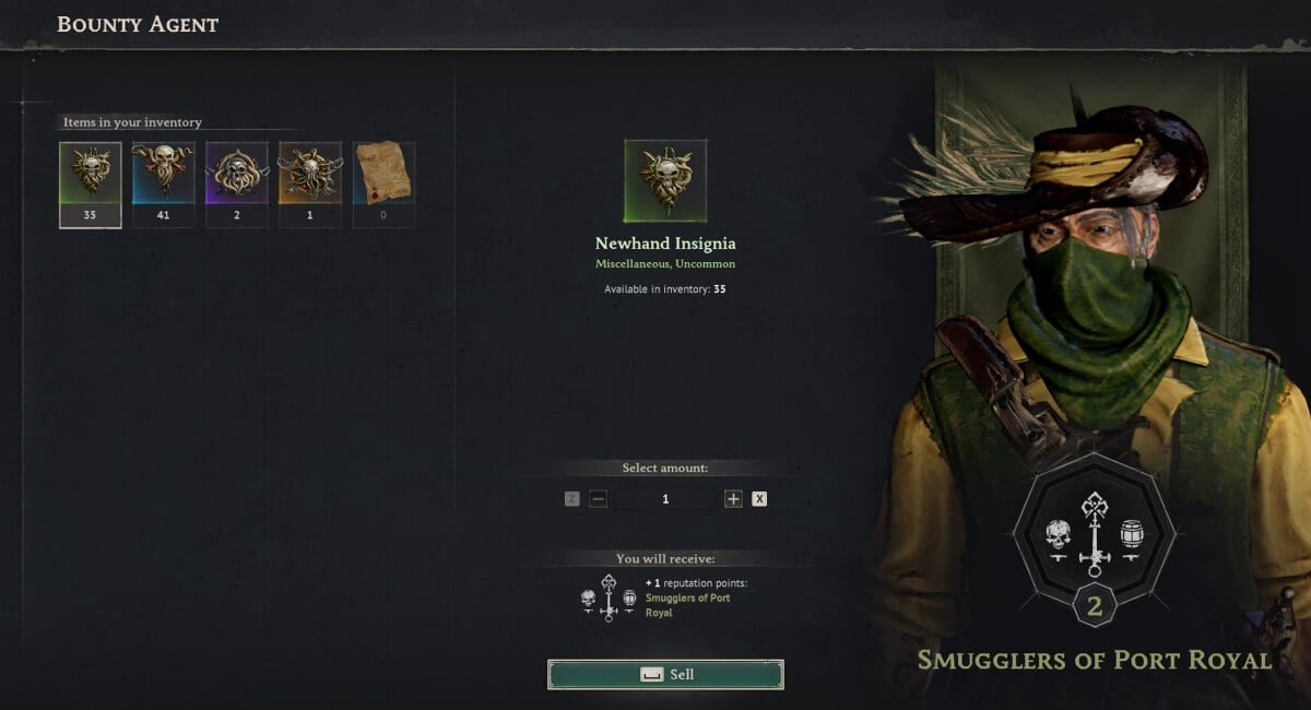 windrose factions and reputations all faction items and best faction items insignias