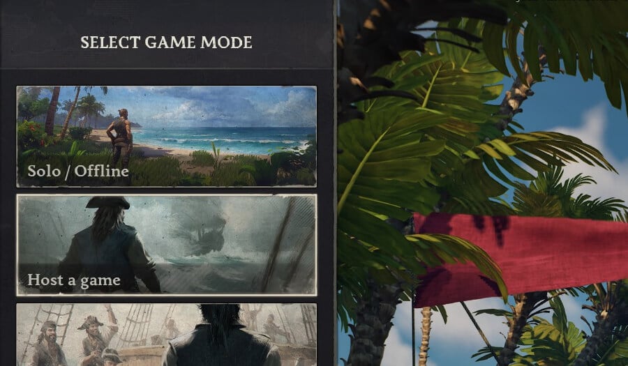 windrose coop and crossplay menu solo