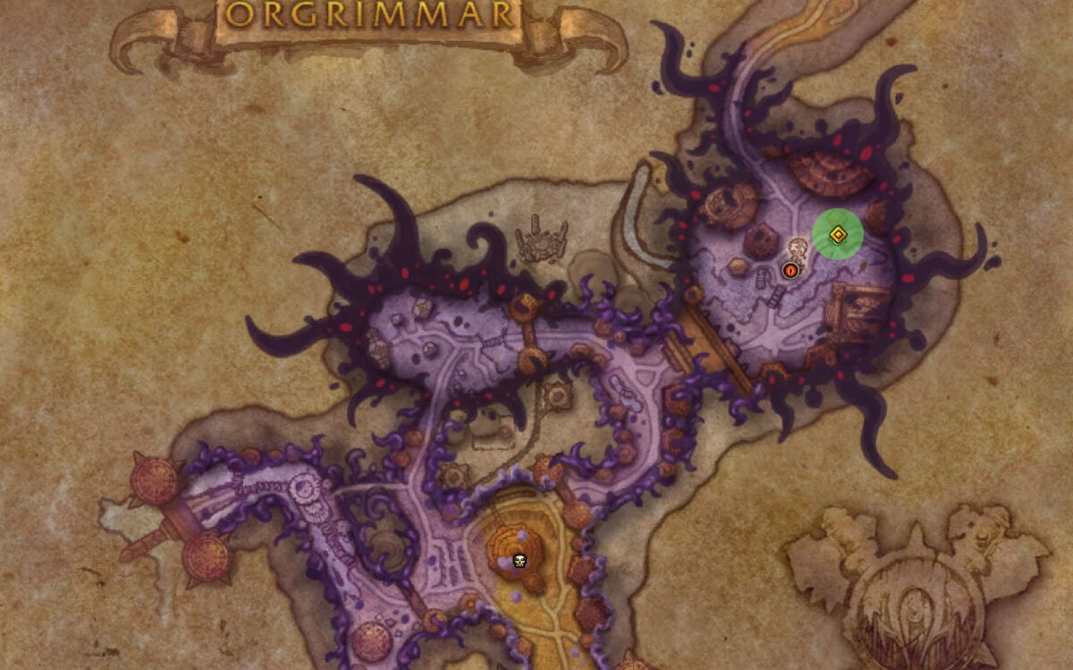big keech location map