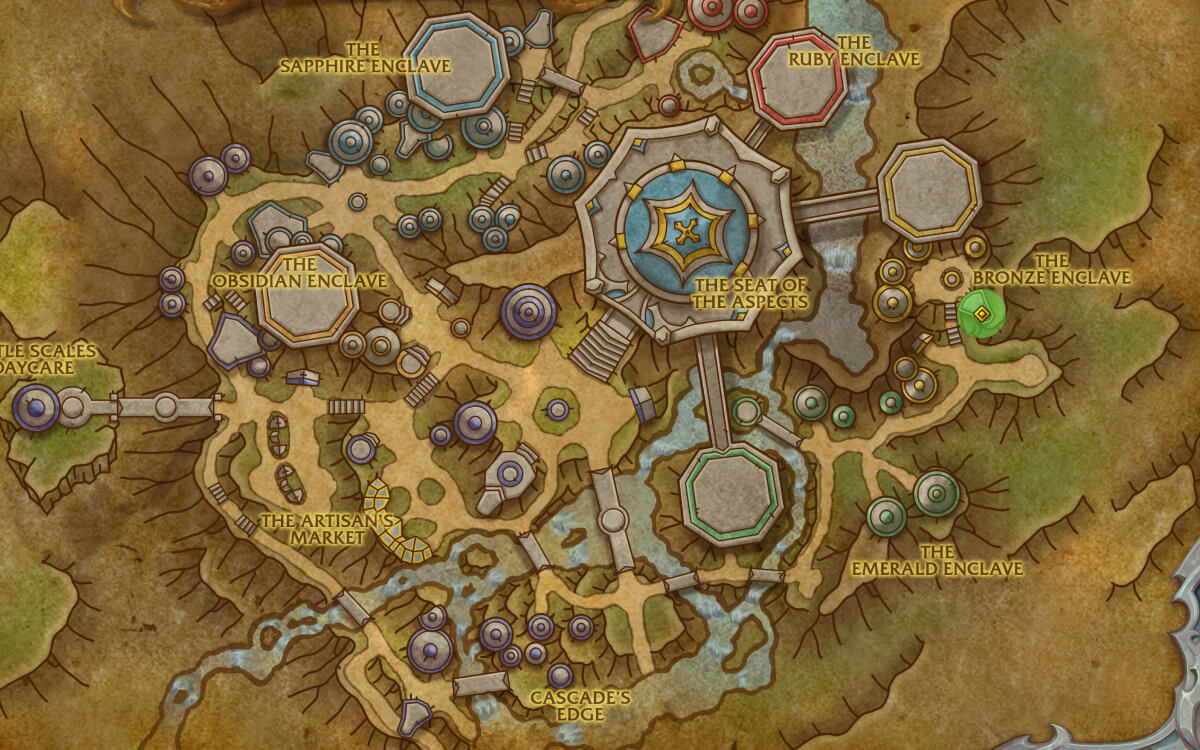 xydan timewalking vendor location map