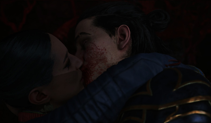 the blood of dawnwalker how to romance lacra quest 5 kiss romance scene