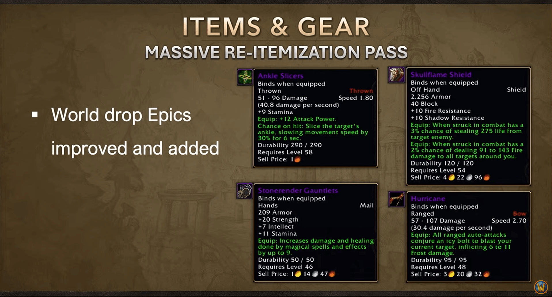 World Epics in WoW Forever