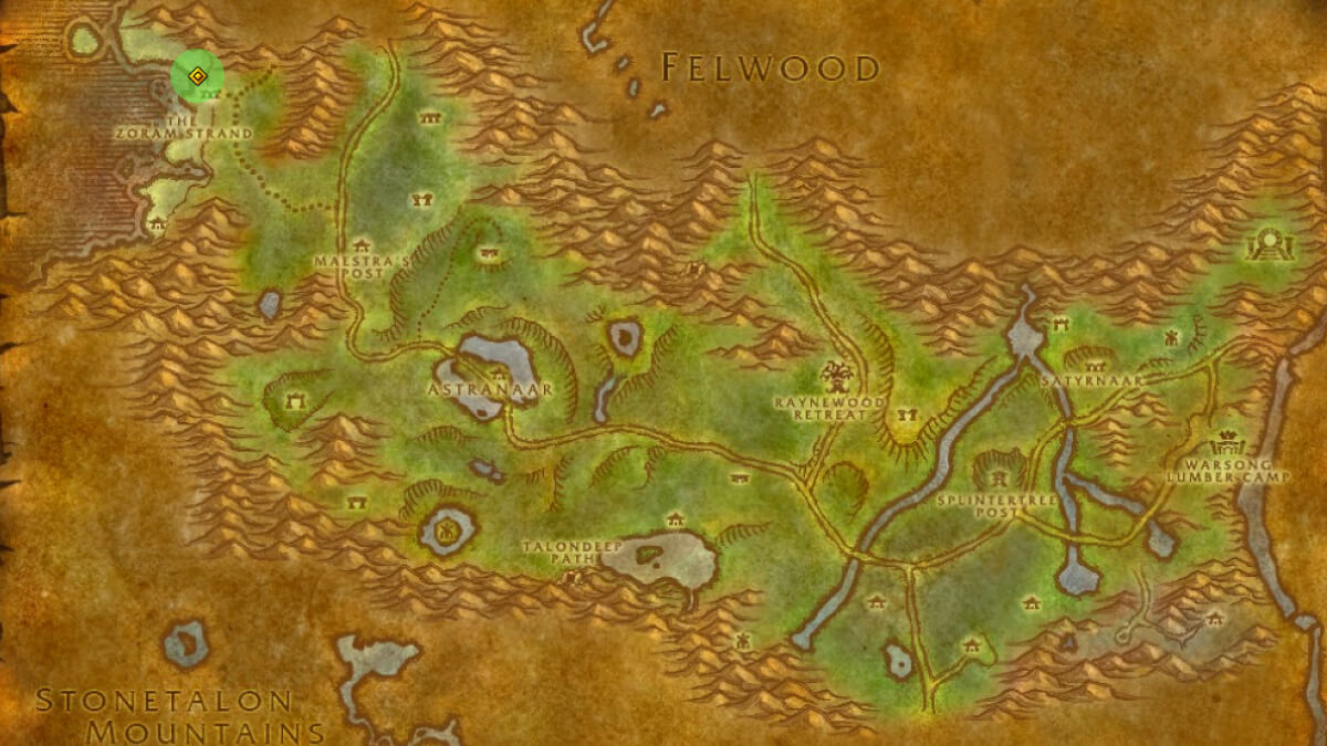 blackfathom deeps dungeon entrance