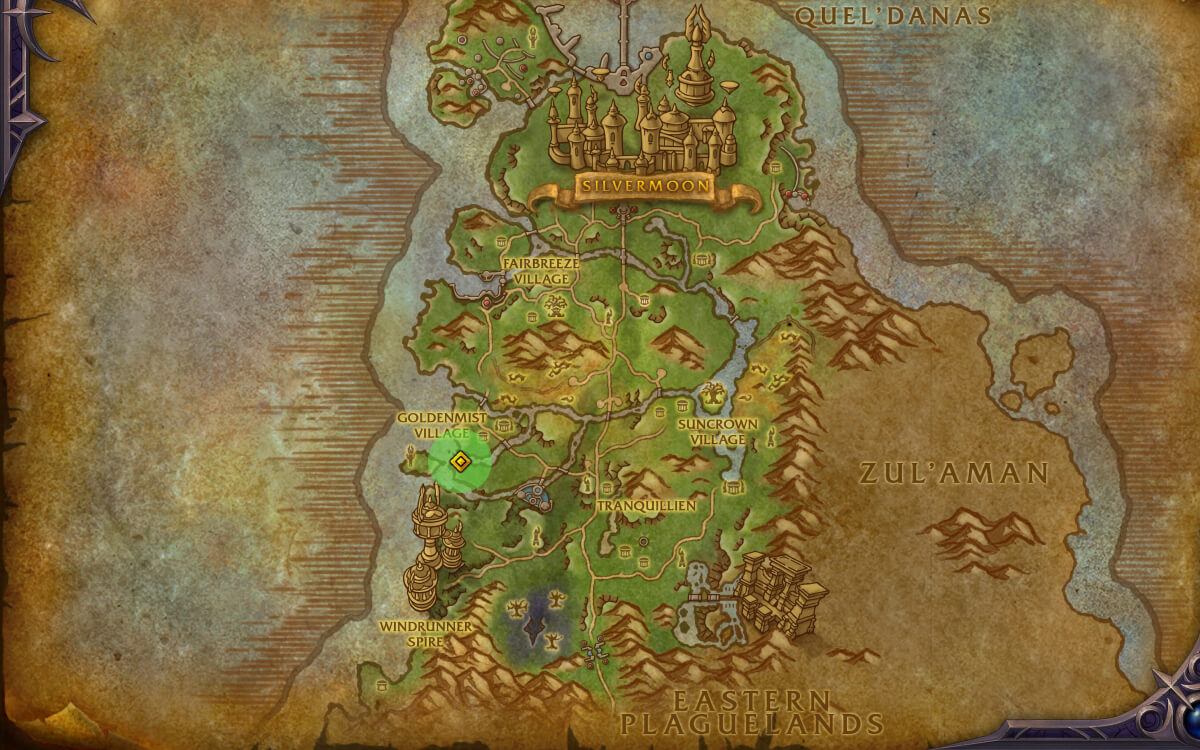 everson woods ritual site locations map