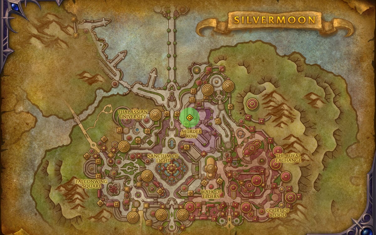 Field Accolades location map