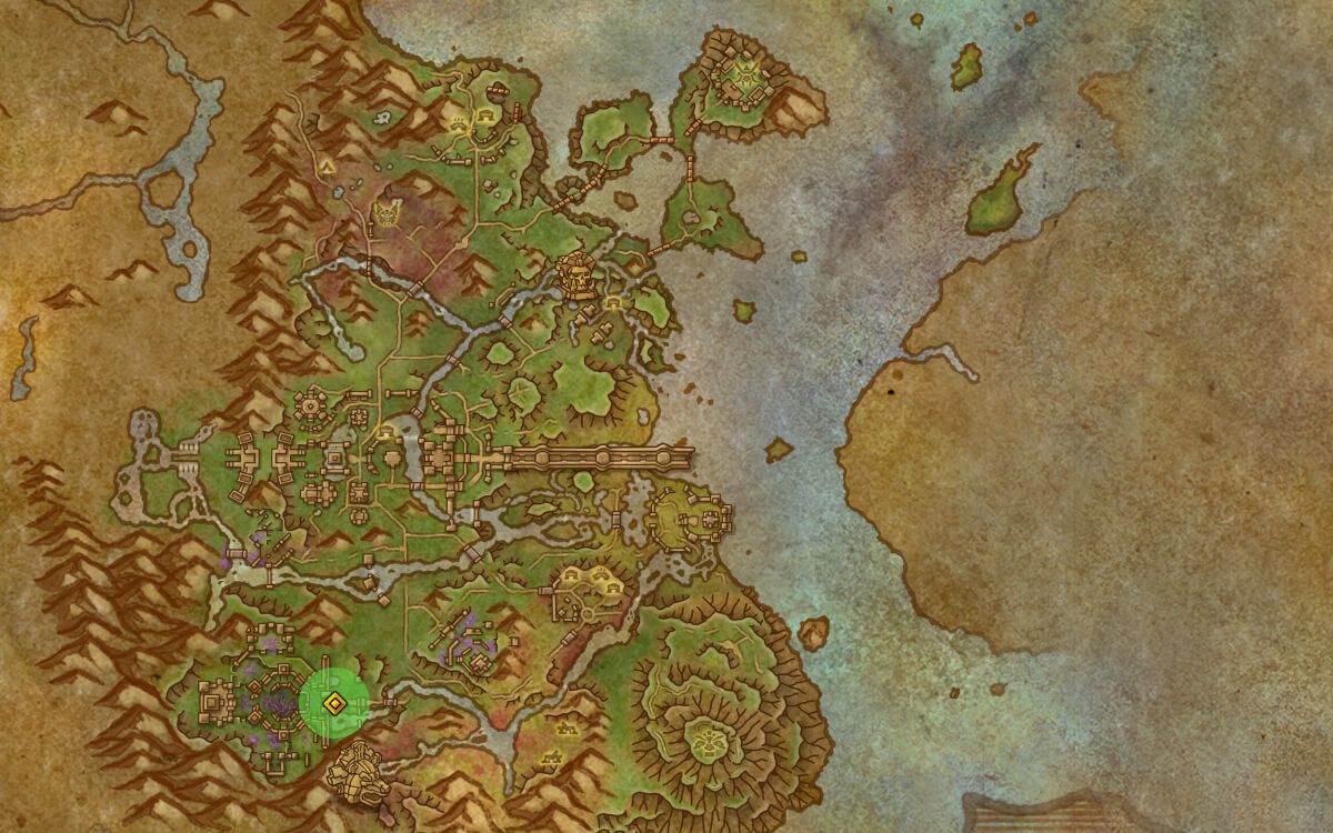 zulaman ritual site location map