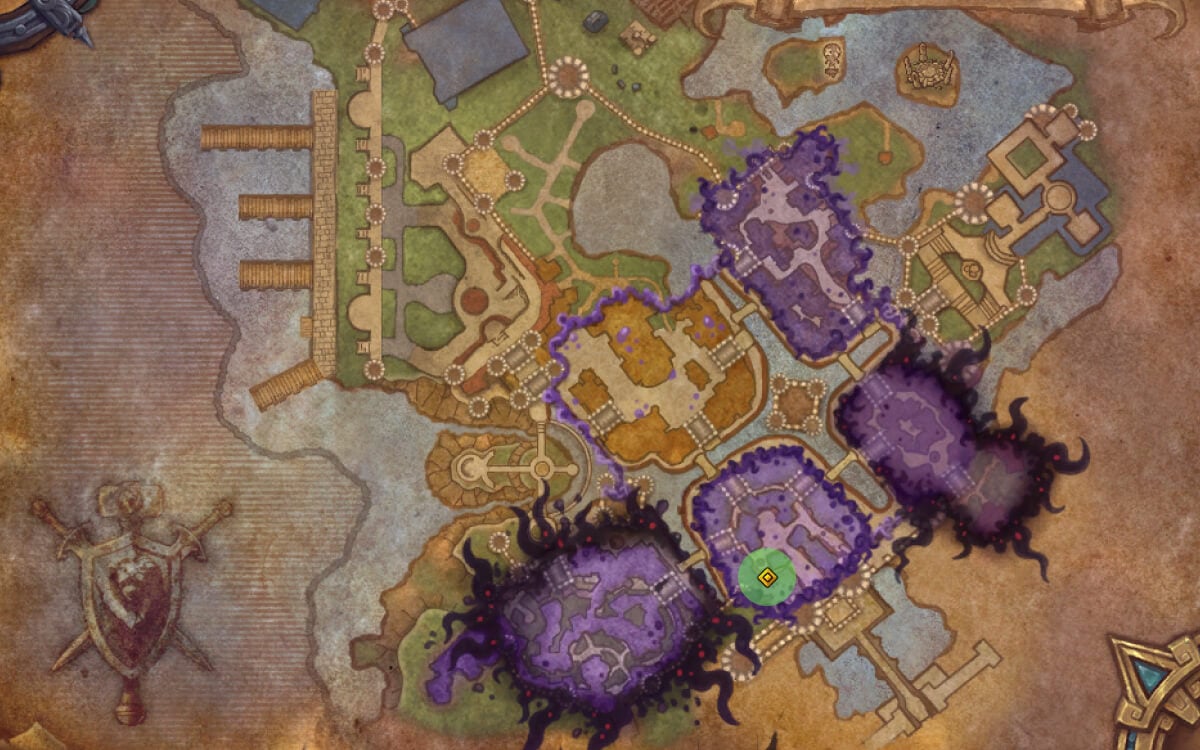 horseshoe location three map