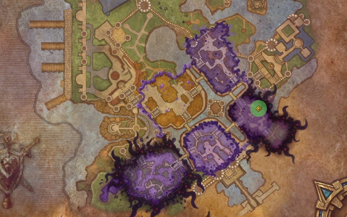 horseshoe location four map