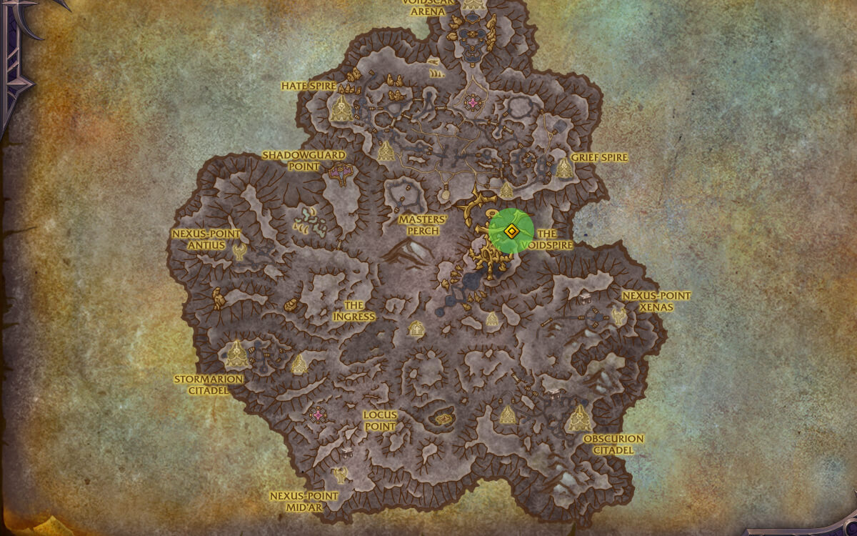 sunkiller sanctum location map