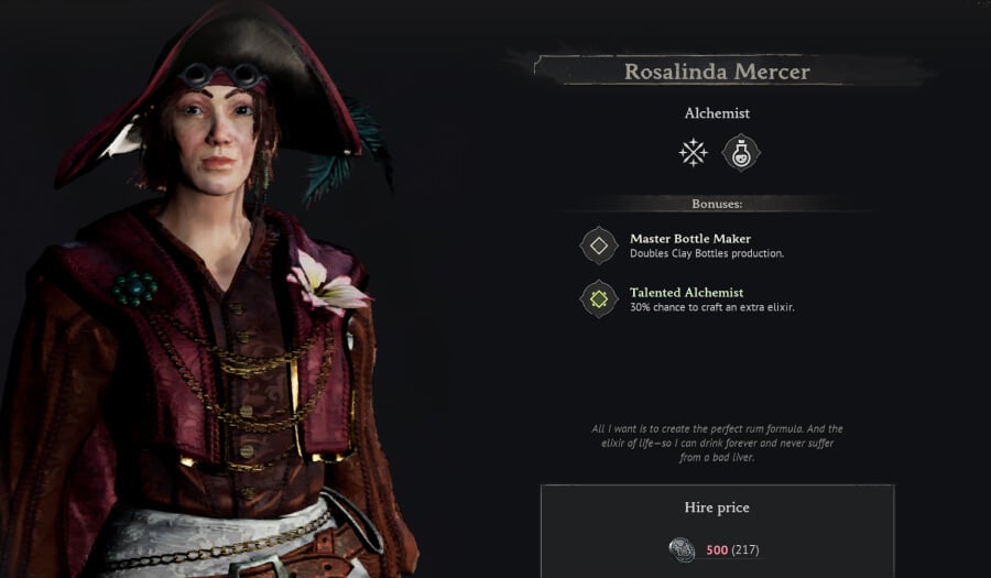 windrose all workers where to find them rosalinda mercer perk