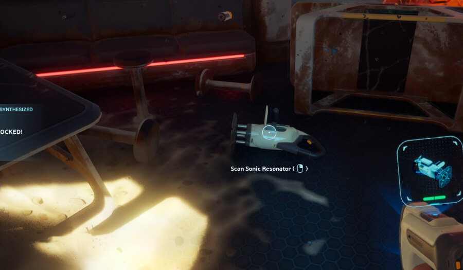 sonic resonator location 2 right