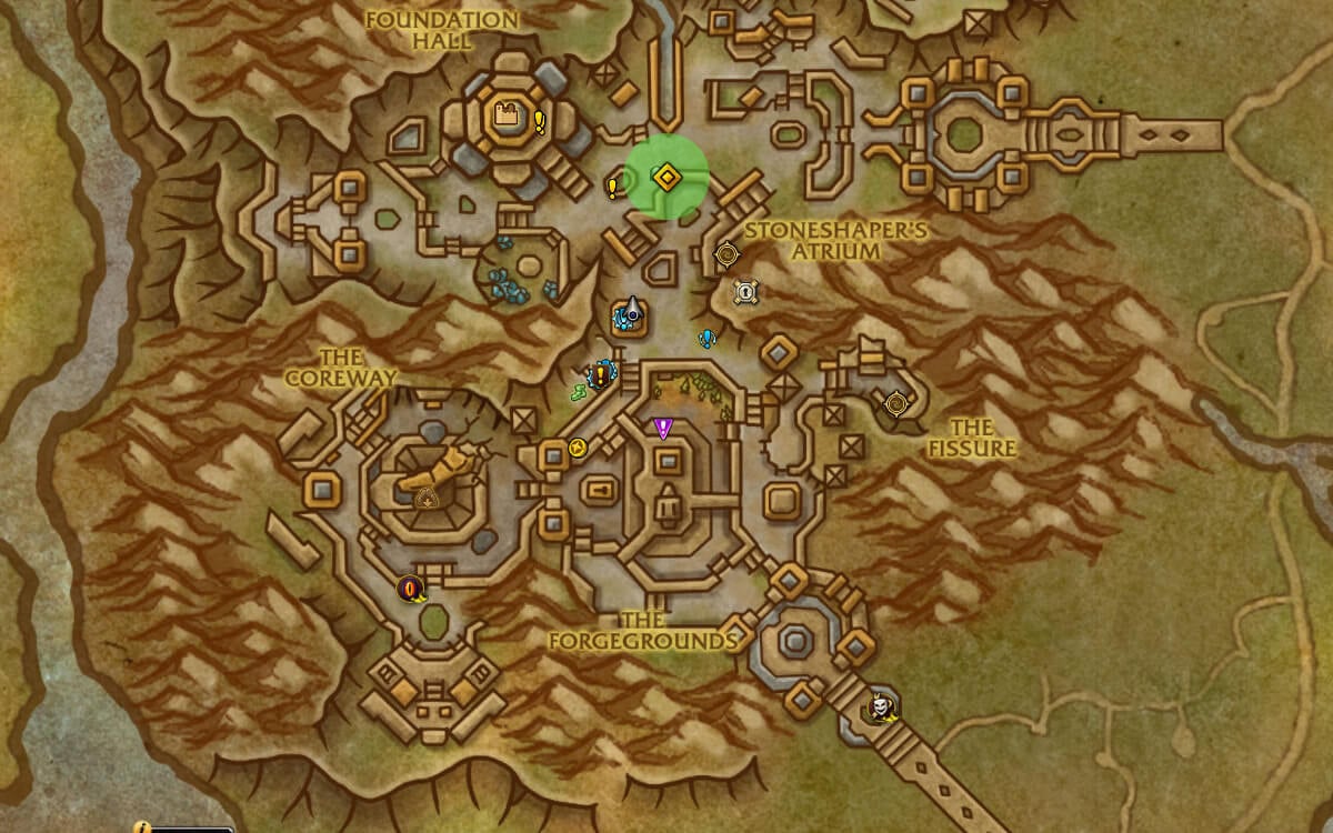lorewalker cho location dornogal map