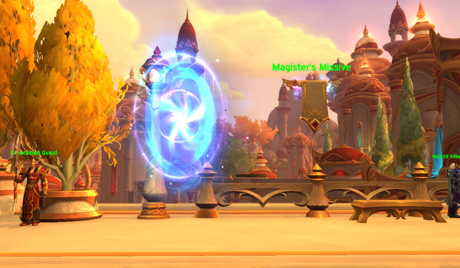 silvermoon city omnium folio portal in game