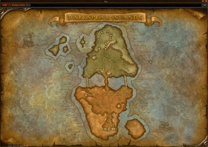 darkspear island map WoW Forever
