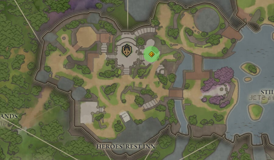 fellowship blacksmith npc location map