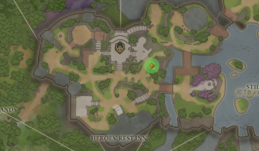 fellowship crafter npc location map