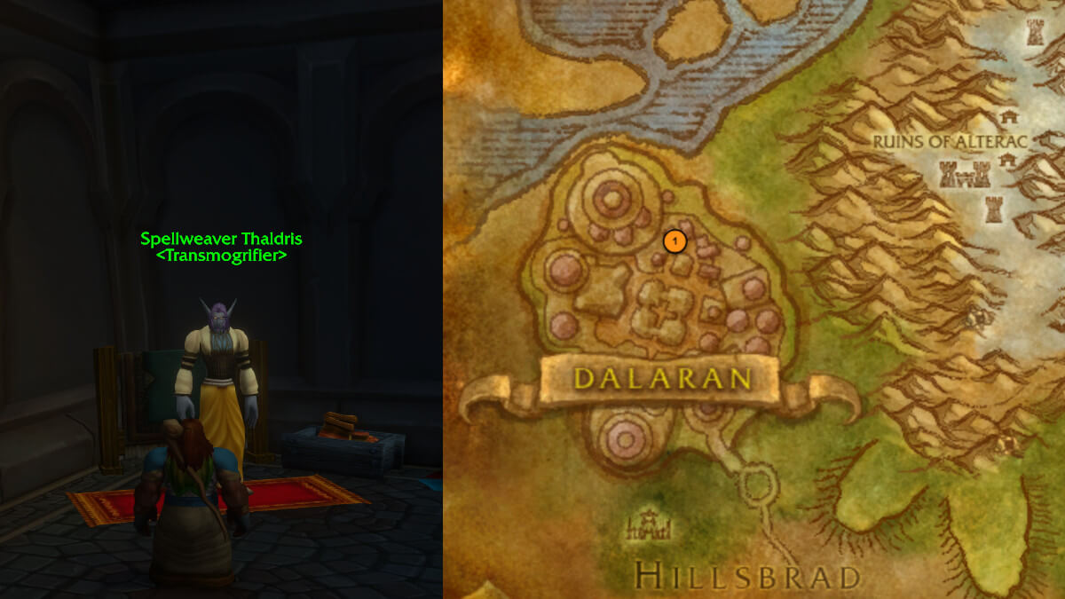 WoW Forever Dalaran Alliance Transmogrifier