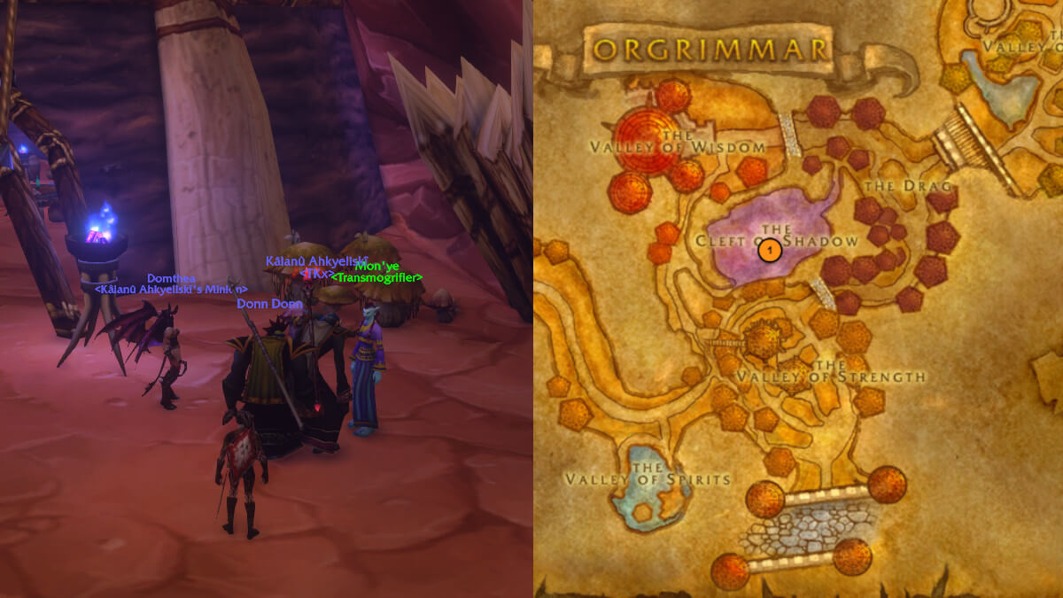 WoW Forever Orgrimmar Horde Transmogrifier