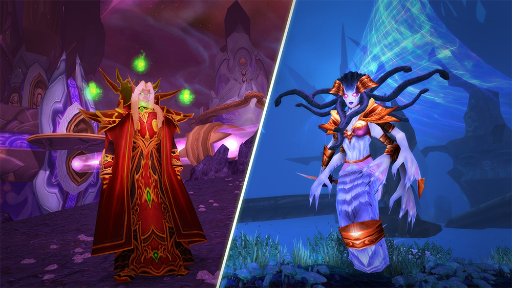 Kael'thas Sunstrider and Lady Vashj
