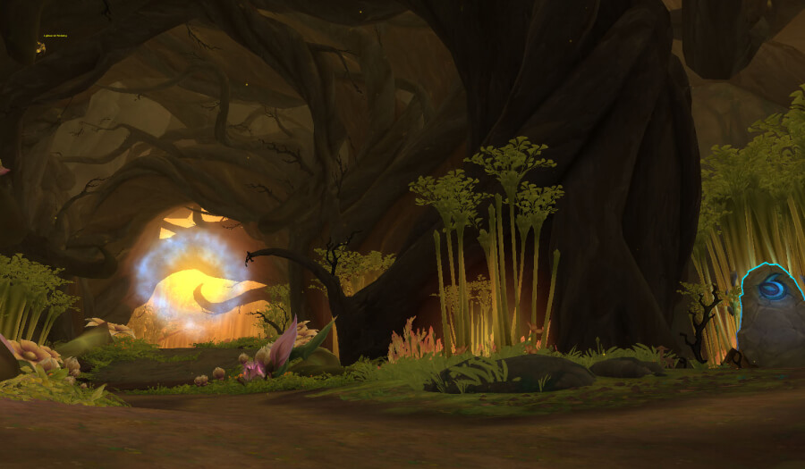 the blinding vale dungeon location ingame