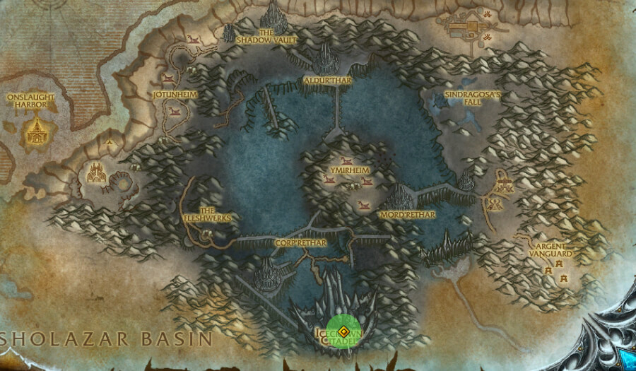 pit of saron dungeon location