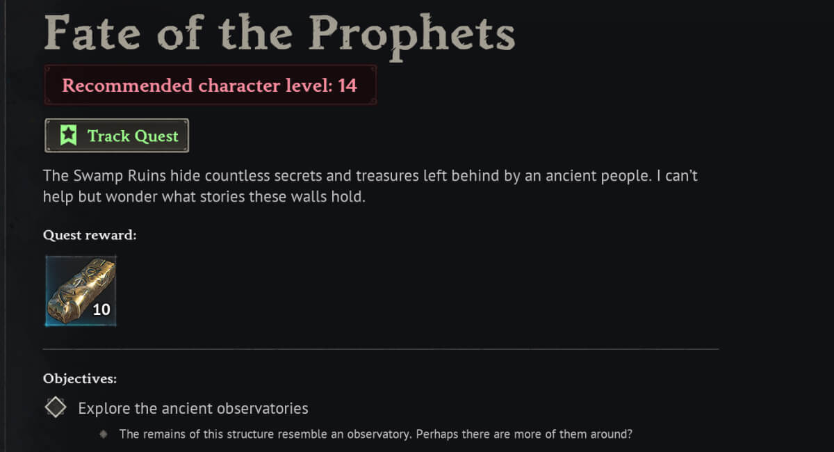 windrose stargazer tower puzzle solution fate of the prophets quest