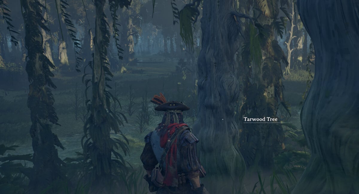 windrose where to find cursed swamp resources tar