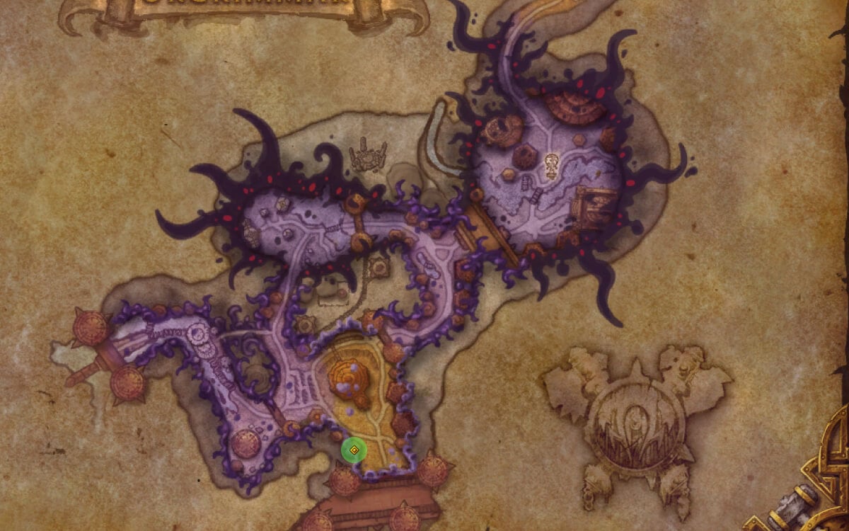 Orgrimmar horrific vision potion location map