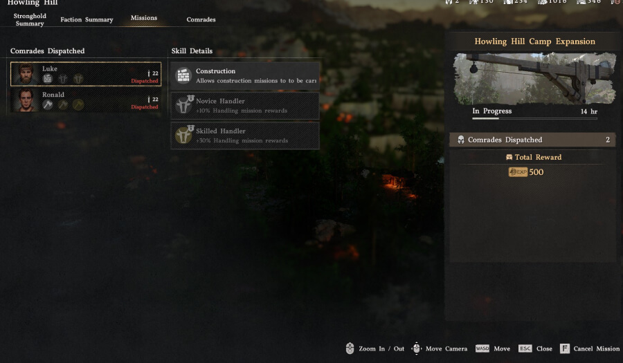 bustling hill map mission