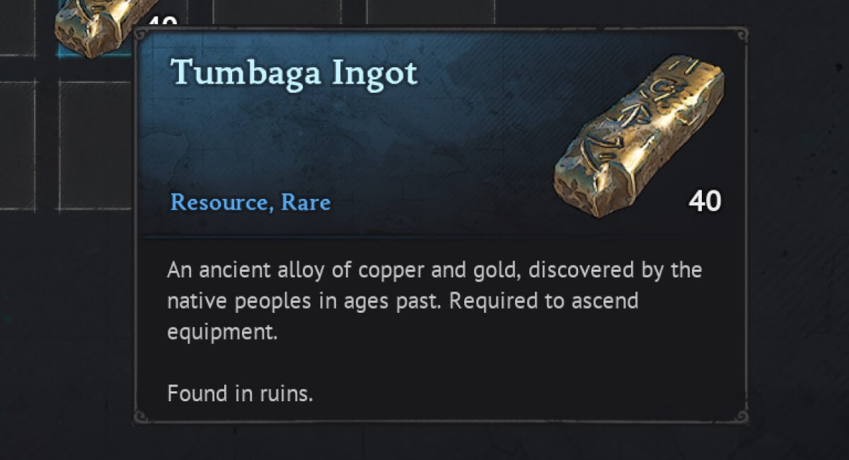 windrose all tumbaga ingot locations can you farm tumbaga ingots tooltip