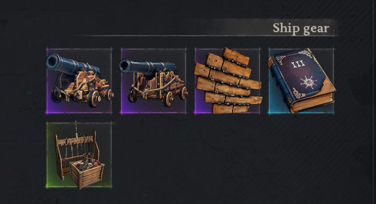 windrose ship gear ship best cannons best hull ship upgrades double cannons