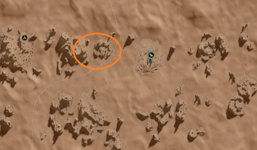 dune awakening map downed ship