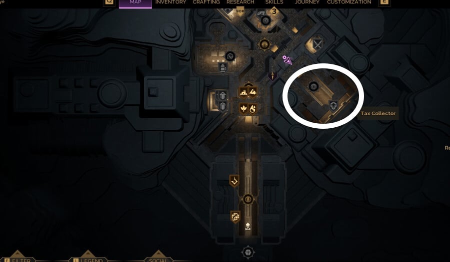 how taxes work in dune awakening harko location