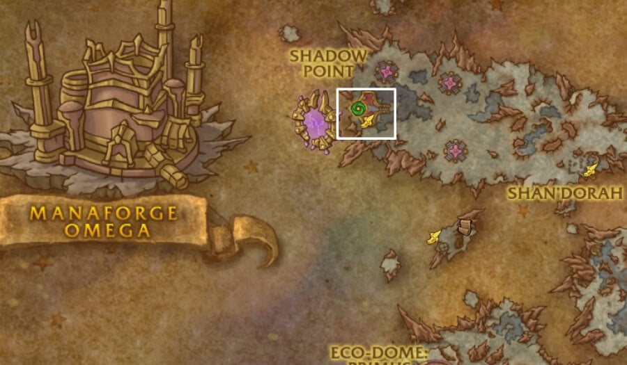 manaforge omega raid entrance location