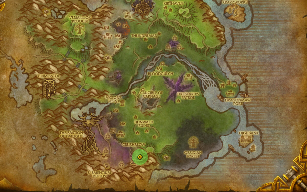 materialist ophinell location map