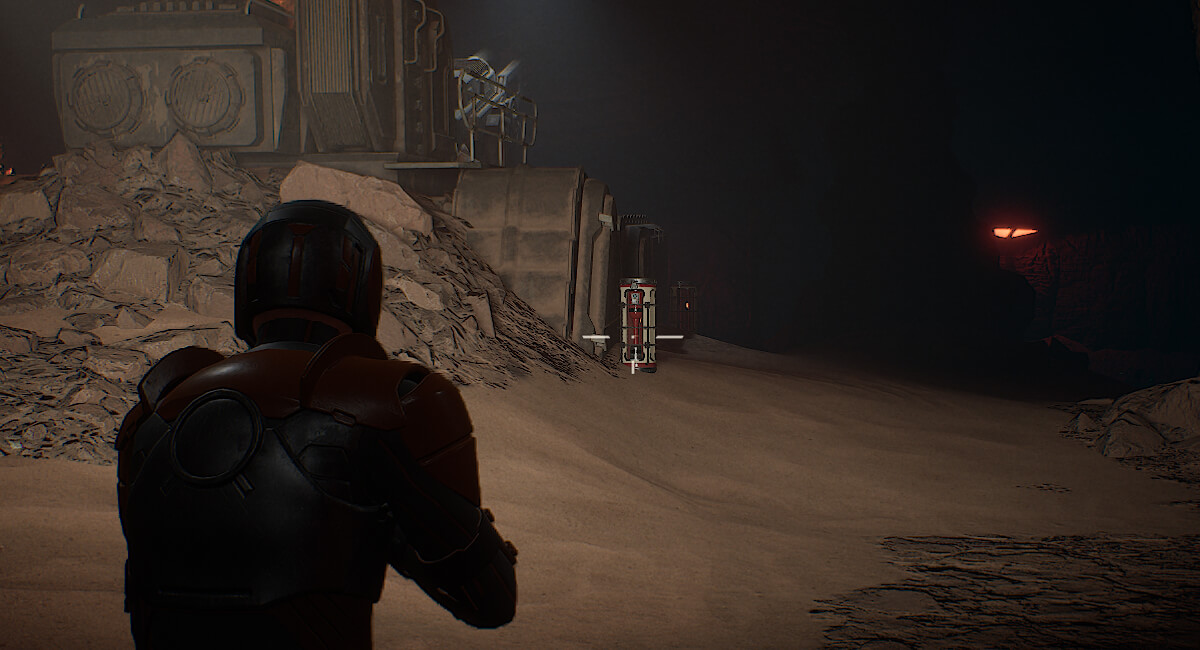 dune awakening dark testing station 26 explosive barrel