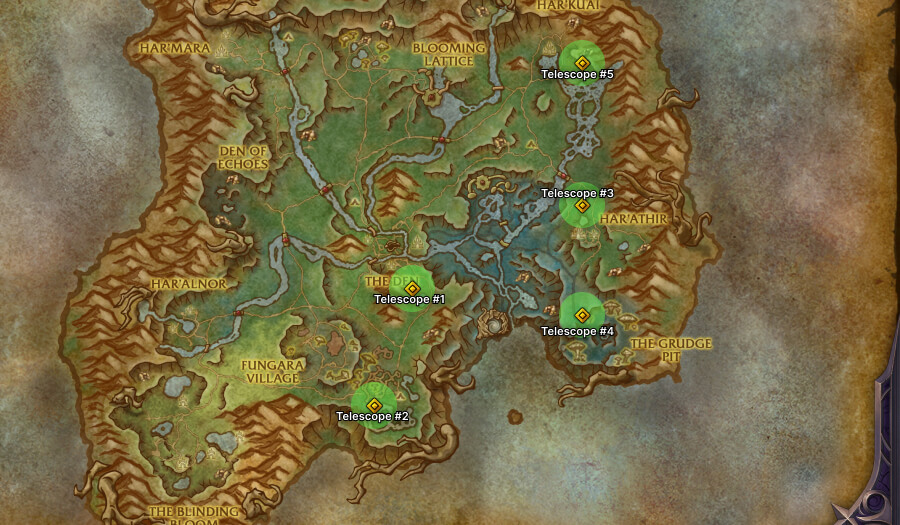 harandar highest peaks locations