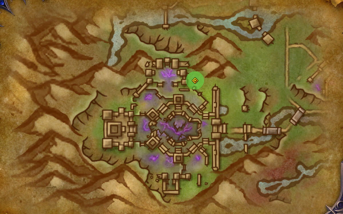 angry amani bear location map
