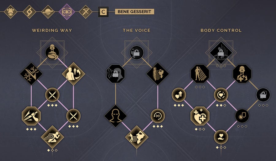 Dune Awakening Old Quarry Bene Gesserit Skill Tree