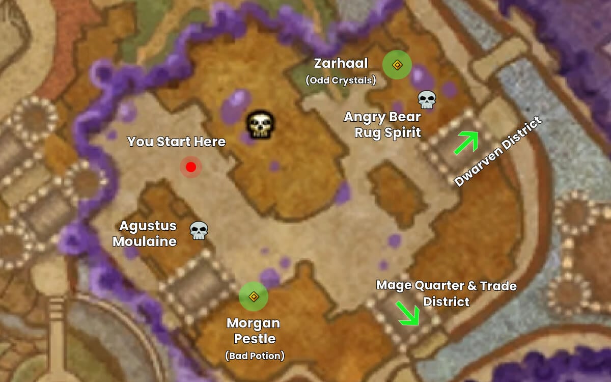 cathedral district stormwind vision map
