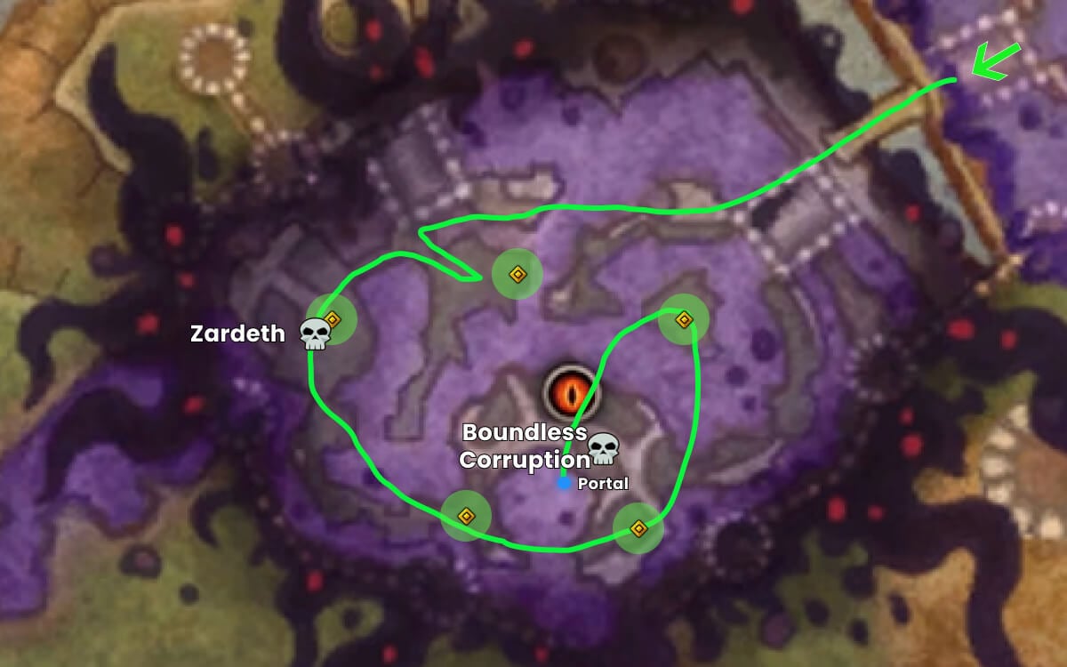 horrific vision of stormwind vision mage district
