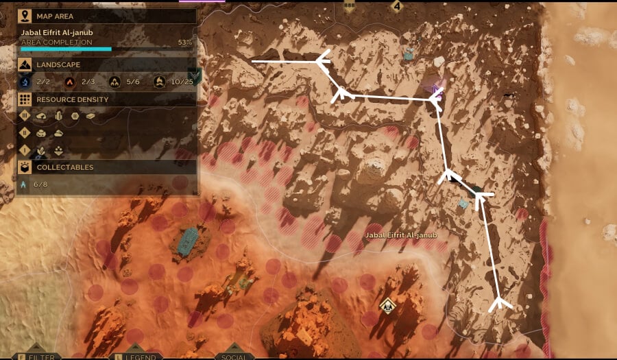 Erythrite Crystals locations in dune awakening
