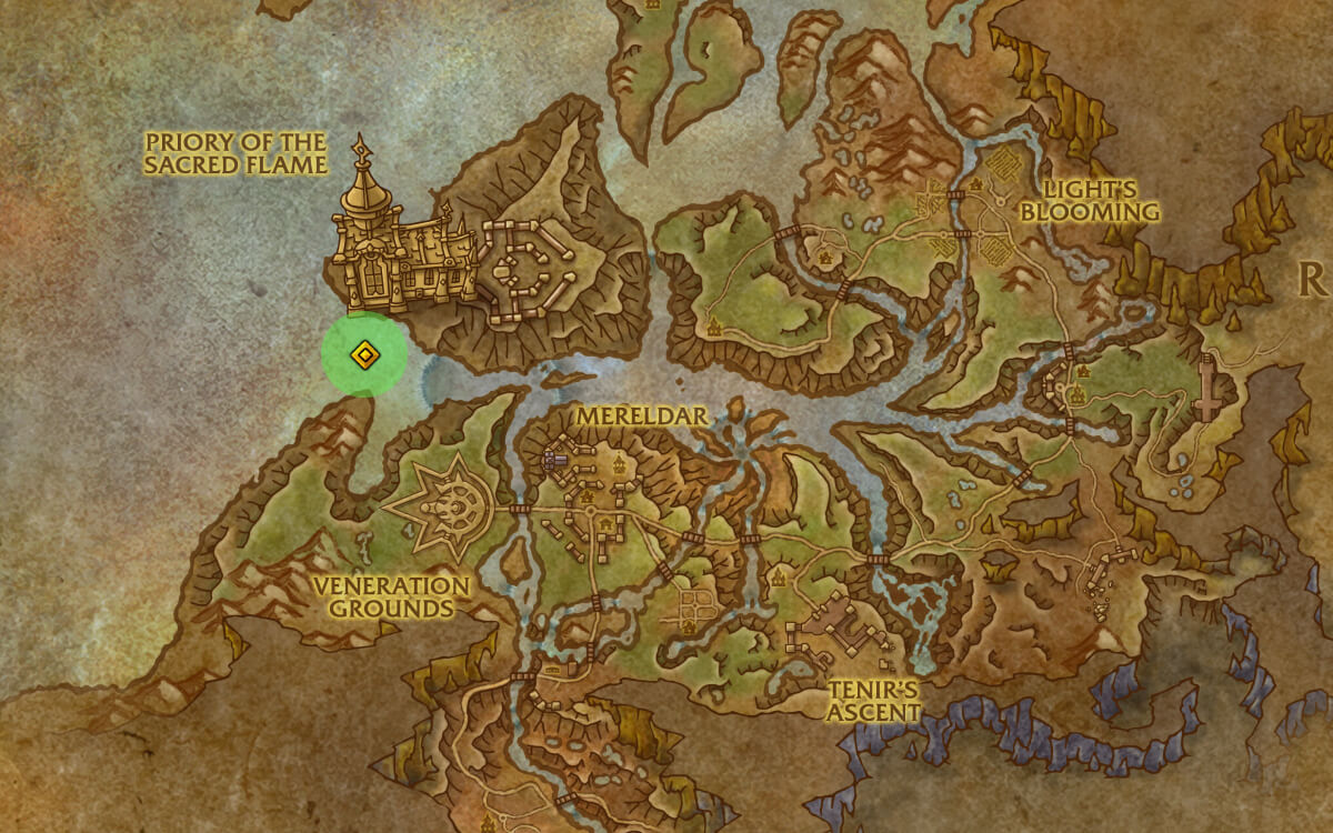 the undersea location in hallowfall map