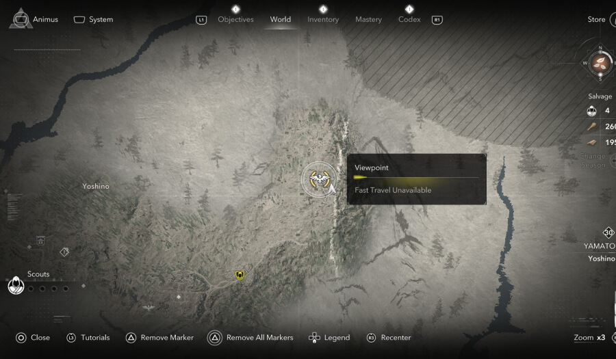 assassins creed shadows happy place trophy end point