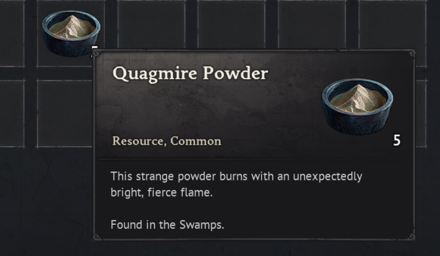 how does enchanting work in windrose quagmire powder