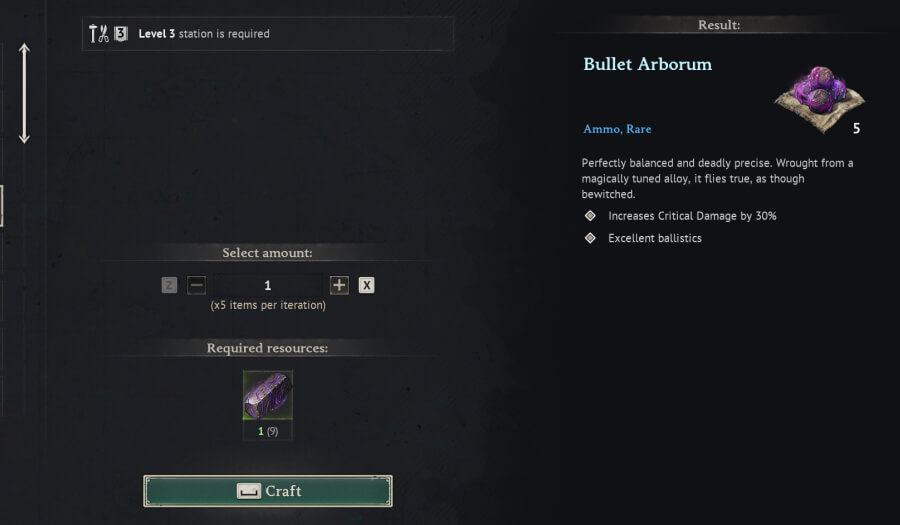 how does enchanting work in windrose crafting bullet arborum