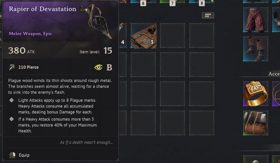 windrose best builds rapier build rapier of devastation