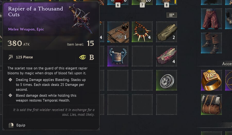 windrose best builds rapier build rapier of a thousand cuts